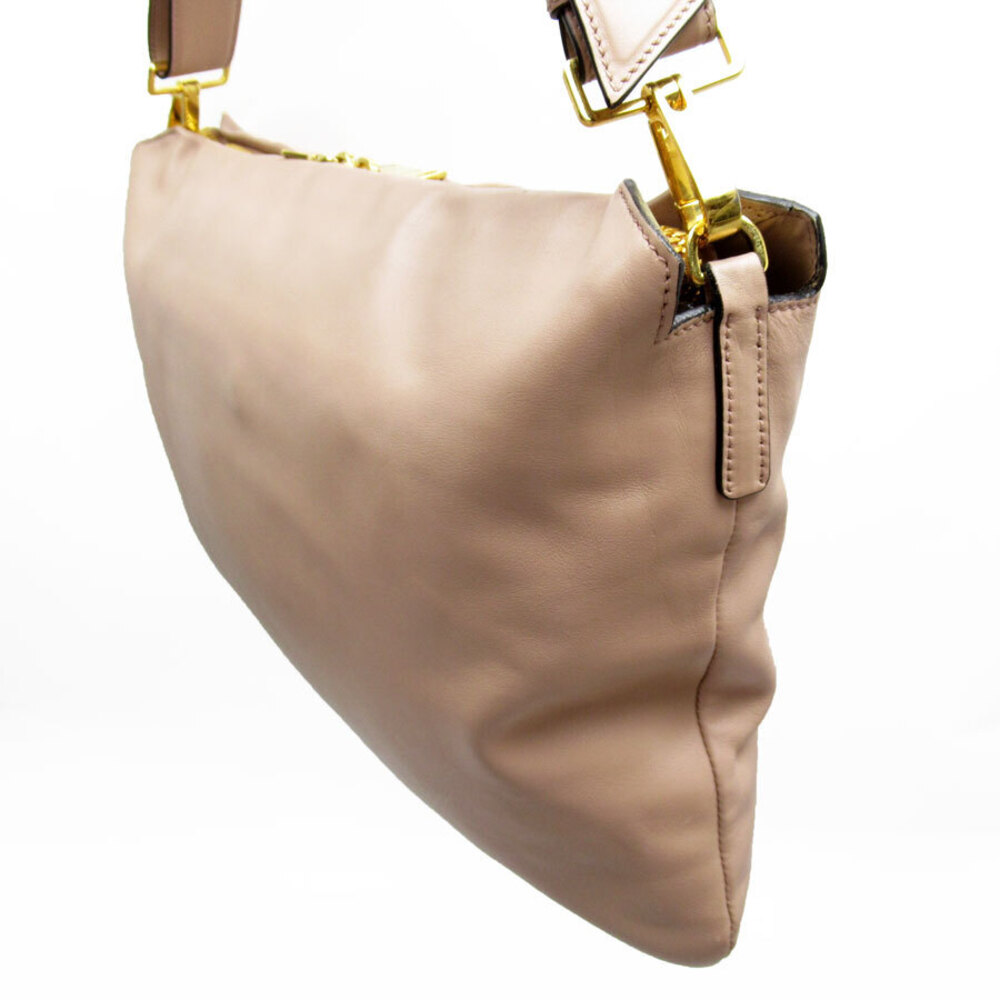 Miu Miu Beige bag leather Tan pink gold shoulder